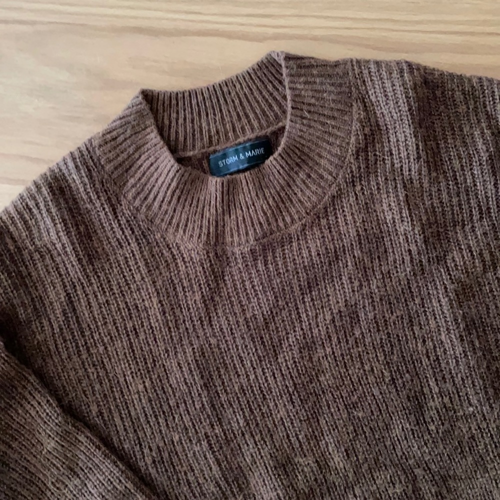 Alpaca Blend Knit Sweater